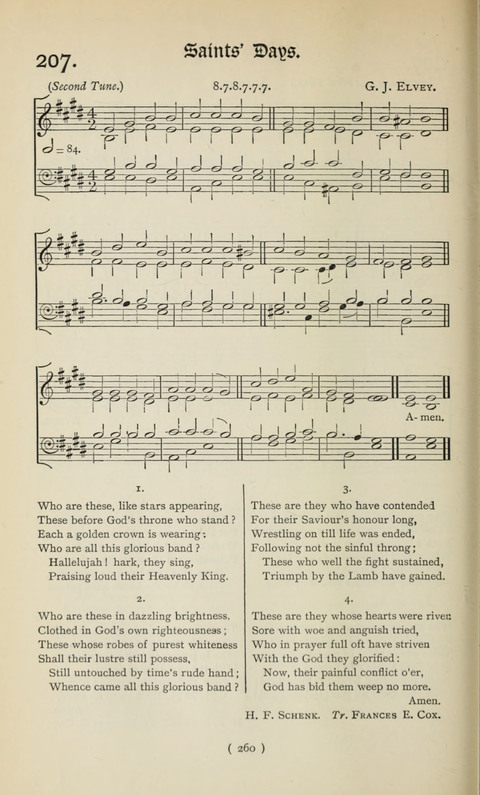 The Westminster Abbey Hymn-Book: compiled under the authority of the dean of Westminster page 260