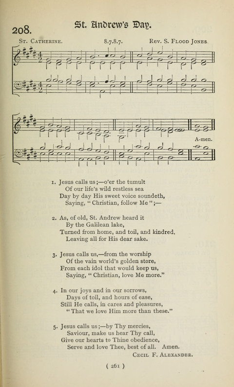 The Westminster Abbey Hymn-Book: compiled under the authority of the dean of Westminster page 261