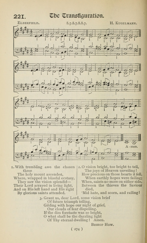 The Westminster Abbey Hymn-Book: compiled under the authority of the dean of Westminster page 274