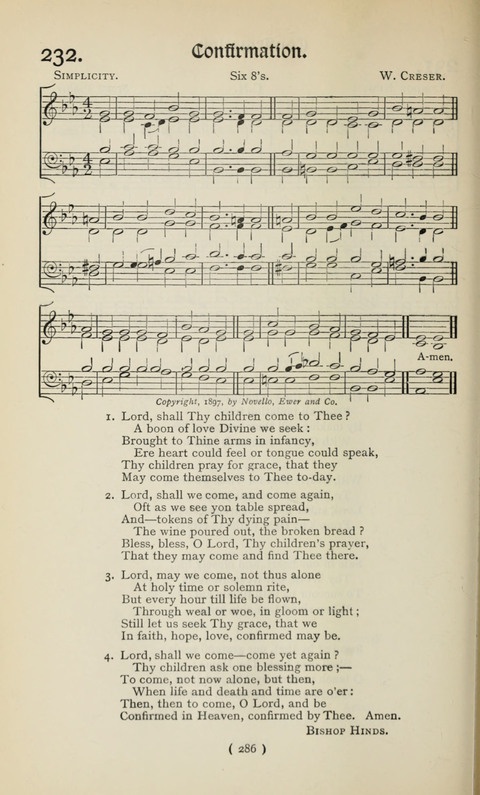 The Westminster Abbey Hymn-Book: compiled under the authority of the dean of Westminster page 286