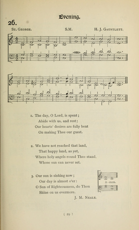 The Westminster Abbey Hymn-Book: compiled under the authority of the dean of Westminster page 29