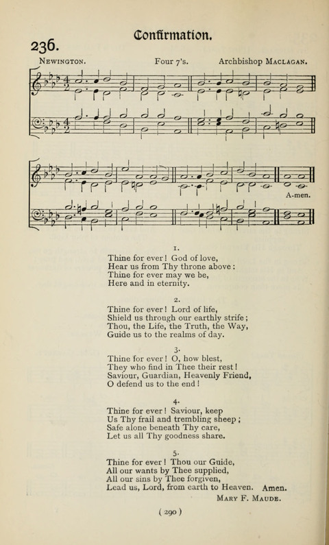 The Westminster Abbey Hymn-Book: compiled under the authority of the dean of Westminster page 290