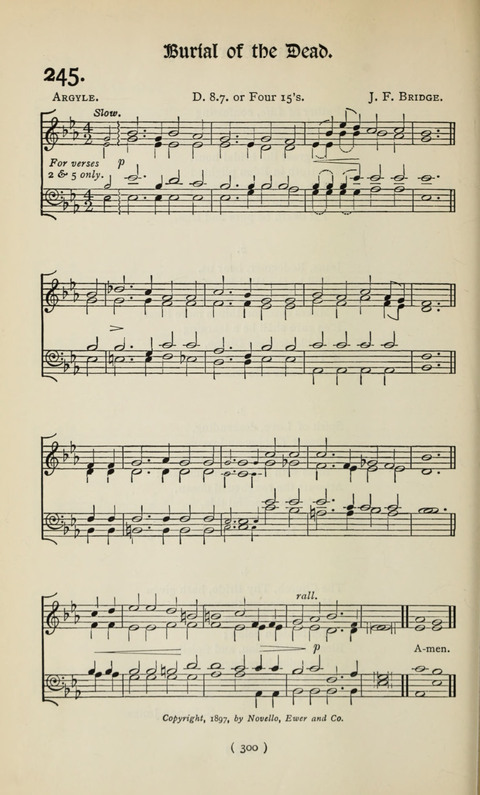 The Westminster Abbey Hymn-Book: compiled under the authority of the dean of Westminster page 300