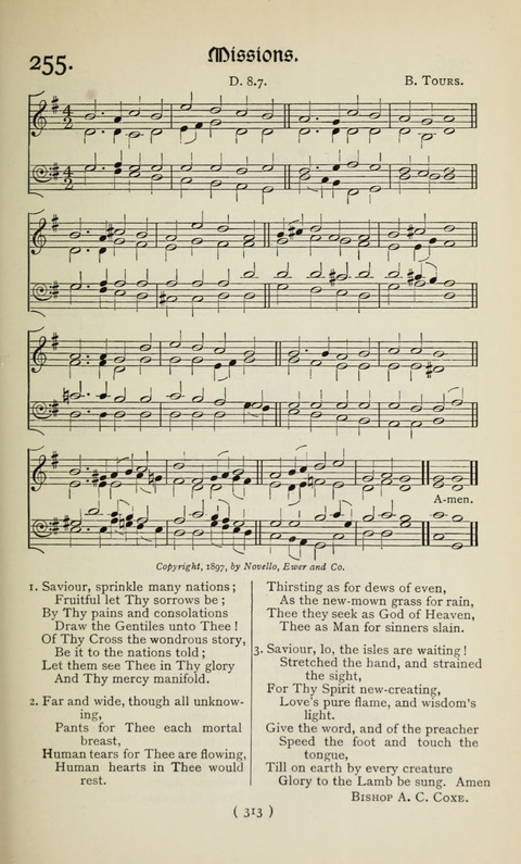 The Westminster Abbey Hymn-Book: compiled under the authority of the dean of Westminster page 313