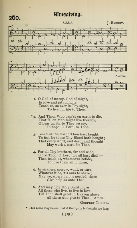 The Westminster Abbey Hymn-Book: compiled under the authority of the dean of Westminster page 319