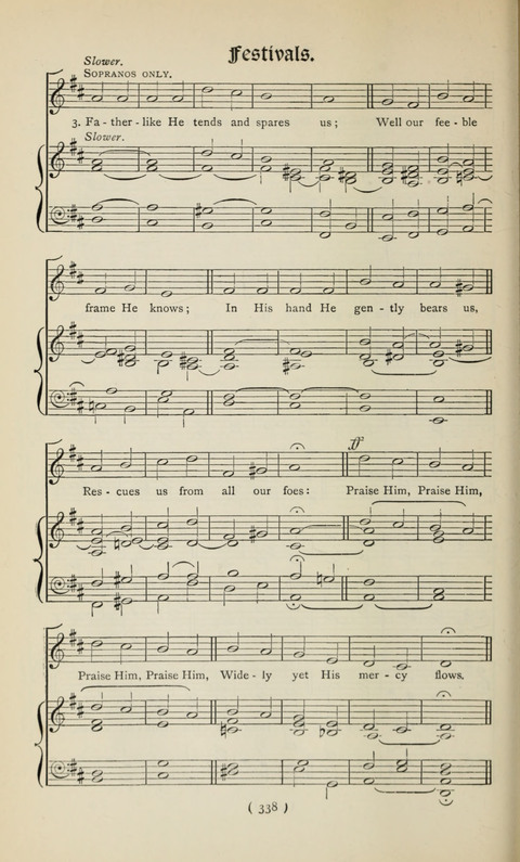 The Westminster Abbey Hymn-Book: compiled under the authority of the dean of Westminster page 338
