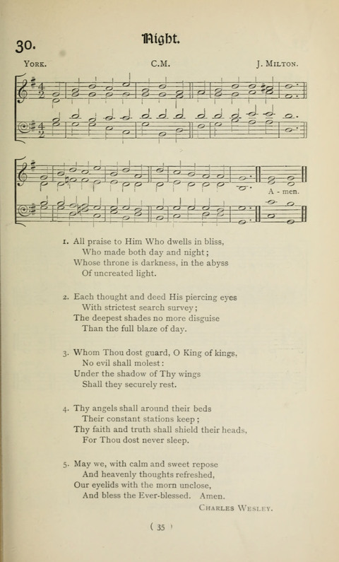 The Westminster Abbey Hymn-Book: compiled under the authority of the dean of Westminster page 35