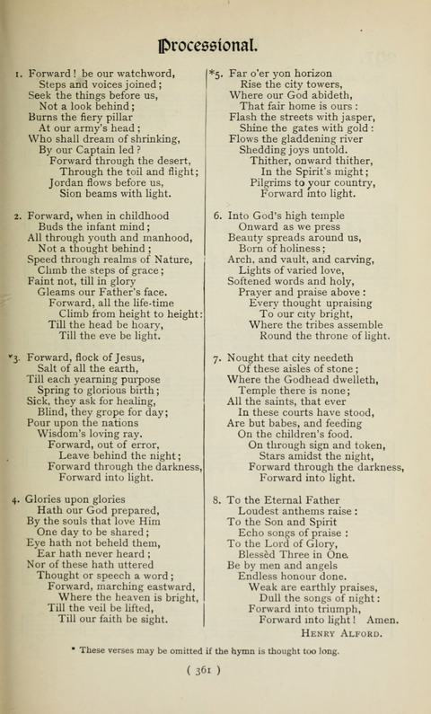 The Westminster Abbey Hymn-Book: compiled under the authority of the dean of Westminster page 361
