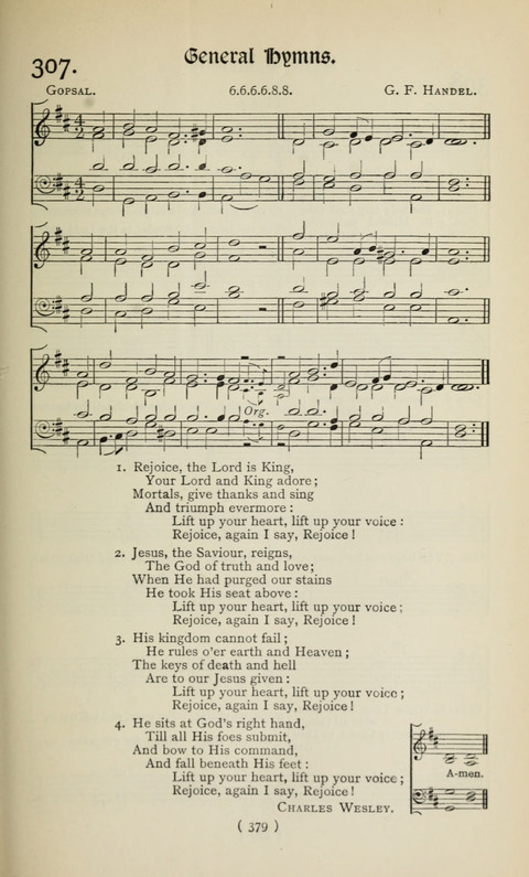The Westminster Abbey Hymn-Book: compiled under the authority of the dean of Westminster page 379