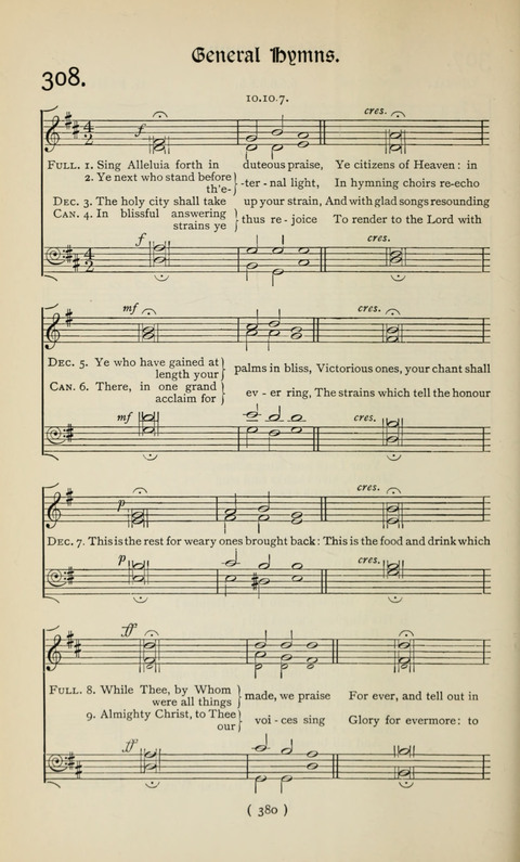 The Westminster Abbey Hymn-Book: compiled under the authority of the dean of Westminster page 380