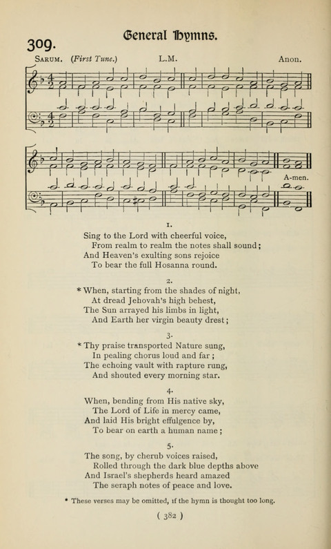 The Westminster Abbey Hymn-Book: compiled under the authority of the dean of Westminster page 382
