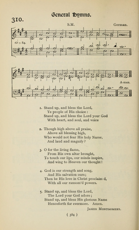 The Westminster Abbey Hymn-Book: compiled under the authority of the dean of Westminster page 384