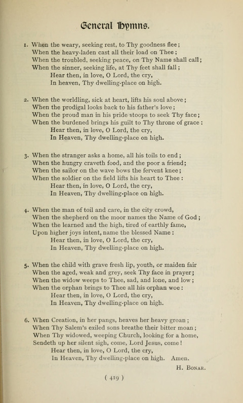 The Westminster Abbey Hymn-Book: compiled under the authority of the dean of Westminster page 419