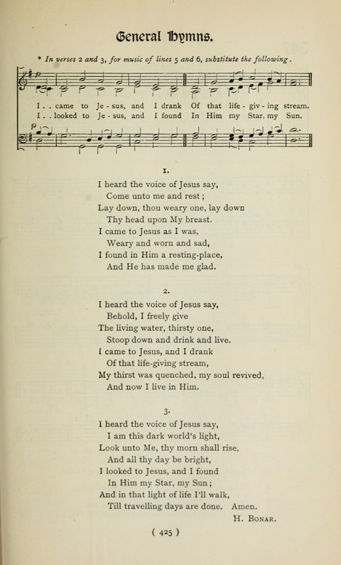 The Westminster Abbey Hymn-Book: compiled under the authority of the dean of Westminster page 425