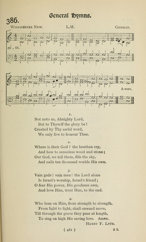 The Westminster Abbey Hymn Book Compiled Under The Authority Of The