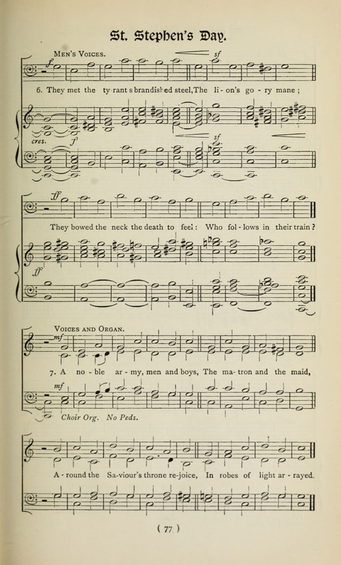 The Westminster Abbey Hymn-Book: compiled under the authority of the dean of Westminster page 77