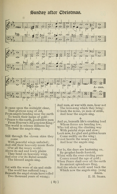 The Westminster Abbey Hymn-Book: compiled under the authority of the dean of Westminster page 83