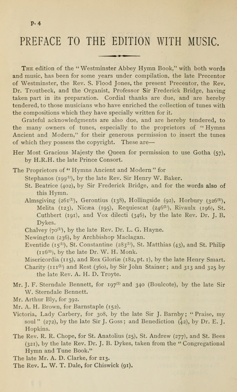 The Westminster Abbey Hymn-Book: compiled under the authority of the dean of Westminster page vii
