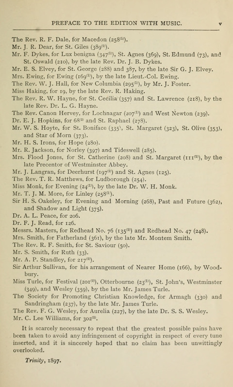 The Westminster Abbey Hymn-Book: compiled under the authority of the dean of Westminster page viii