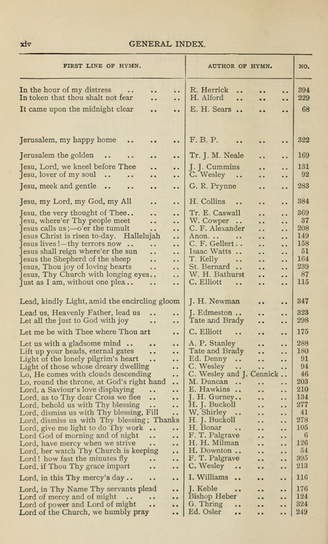 The Westminster Abbey Hymn-Book: compiled under the authority of the dean of Westminster page xvii