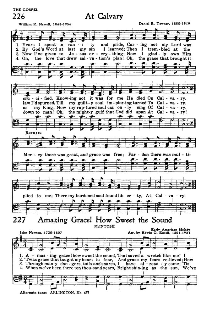 Worship and Service Hymnal: For Church, School, and Home page 186