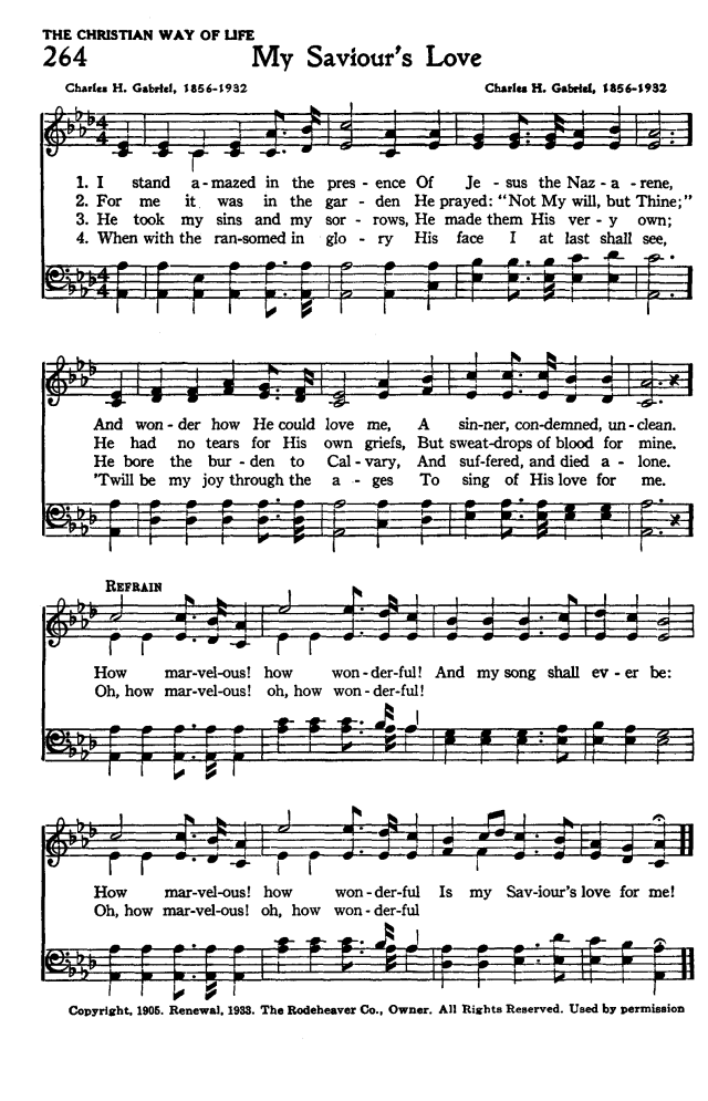 Worship and Service Hymnal: For Church, School, and Home page 222
