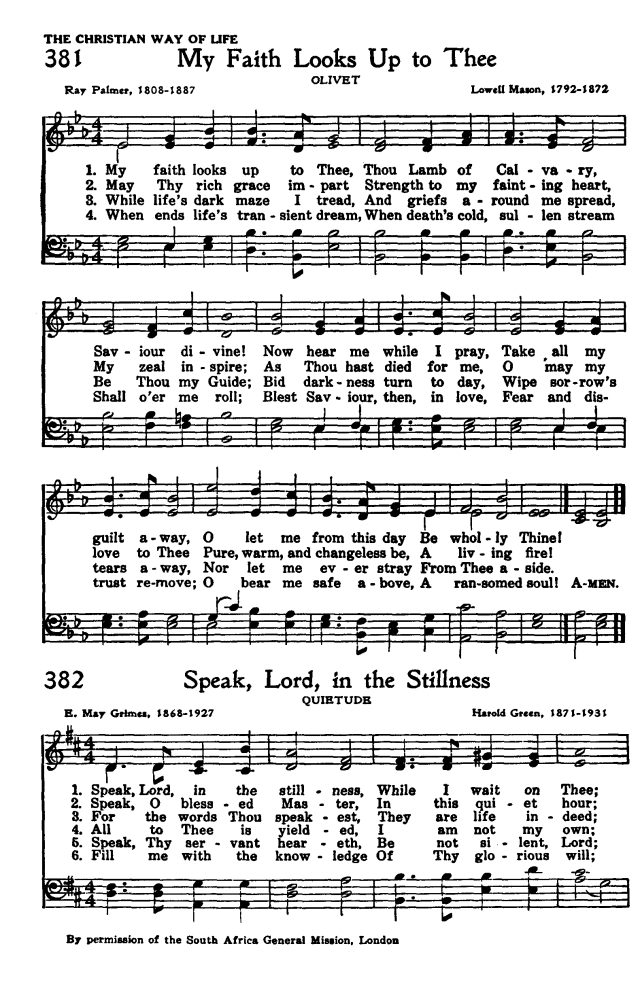 Speak, Lord, in the Stillness