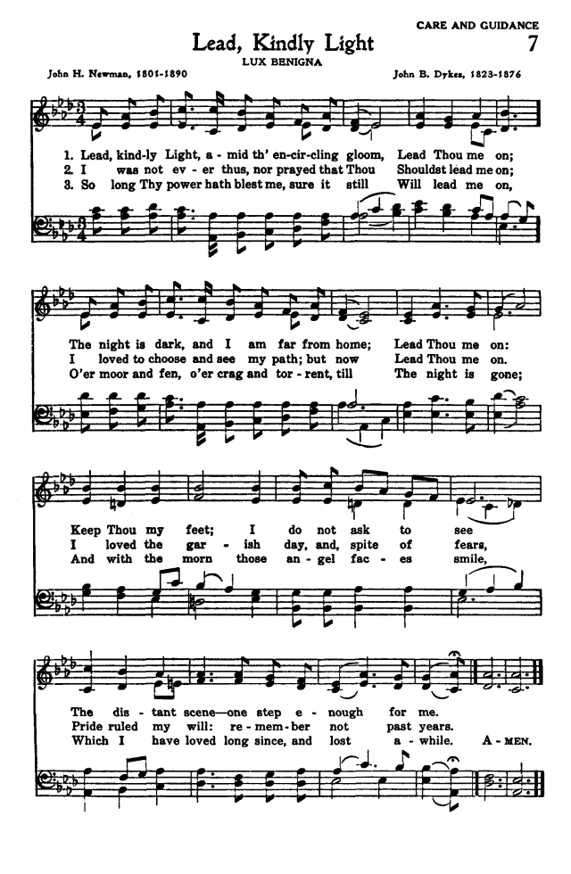 Worship and Service Hymnal For Church, School, and Home 7. Lead