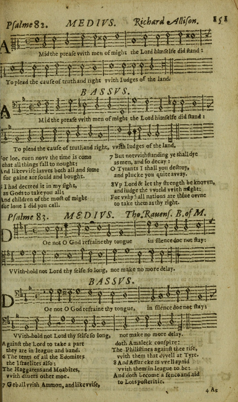 The Whole Booke of Psalmes: with the Hymnes Evangelicall, and Songs Spirituall page 153