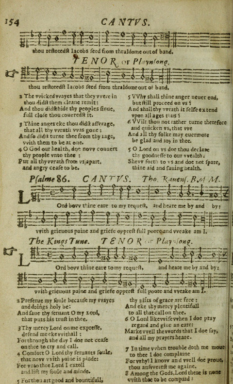 The Whole Booke of Psalmes: with the Hymnes Evangelicall, and Songs Spirituall page 156