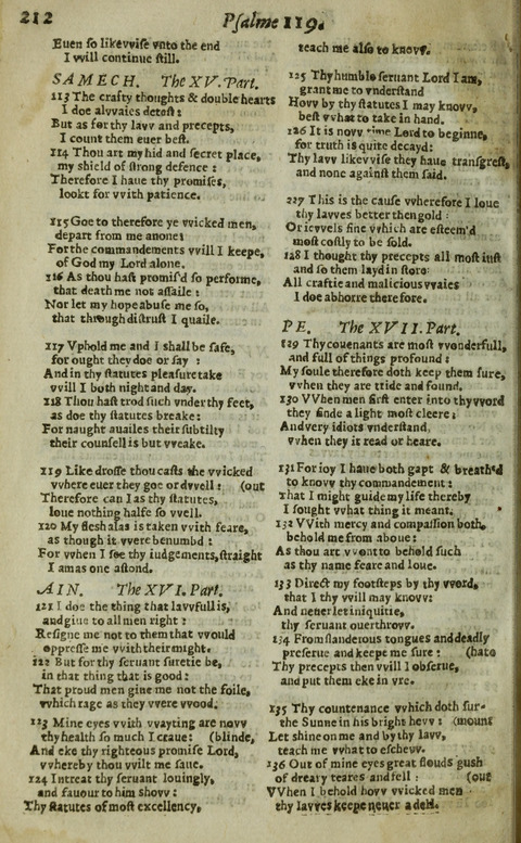 The Whole Booke of Psalmes: with the Hymnes Evangelicall, and Songs Spirituall page 214
