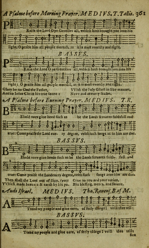 The Whole Booke of Psalmes: with the Hymnes Evangelicall, and Songs Spirituall page 263