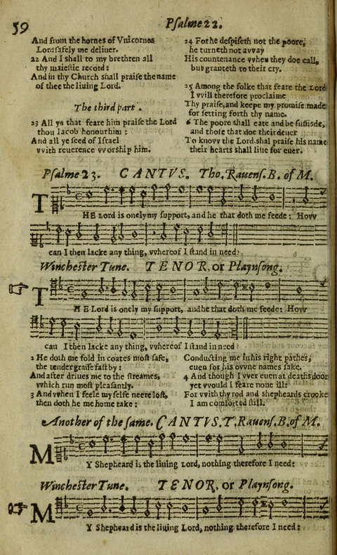 The Whole Booke of Psalmes: with the Hymnes Evangelicall, and Songs Spirituall page 56
