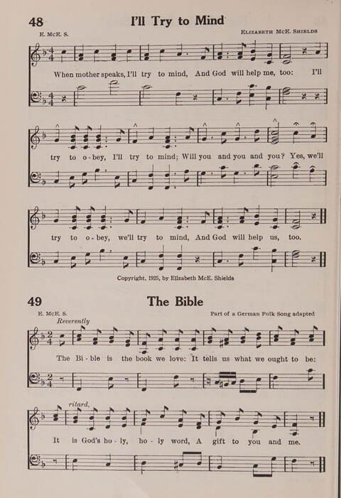 Worship and Conduct Songs: for beginners and primaries page 28
