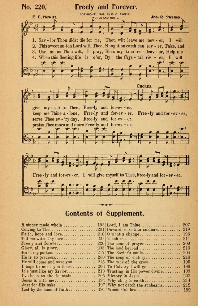 Winona Hymns: with Supplement page 189