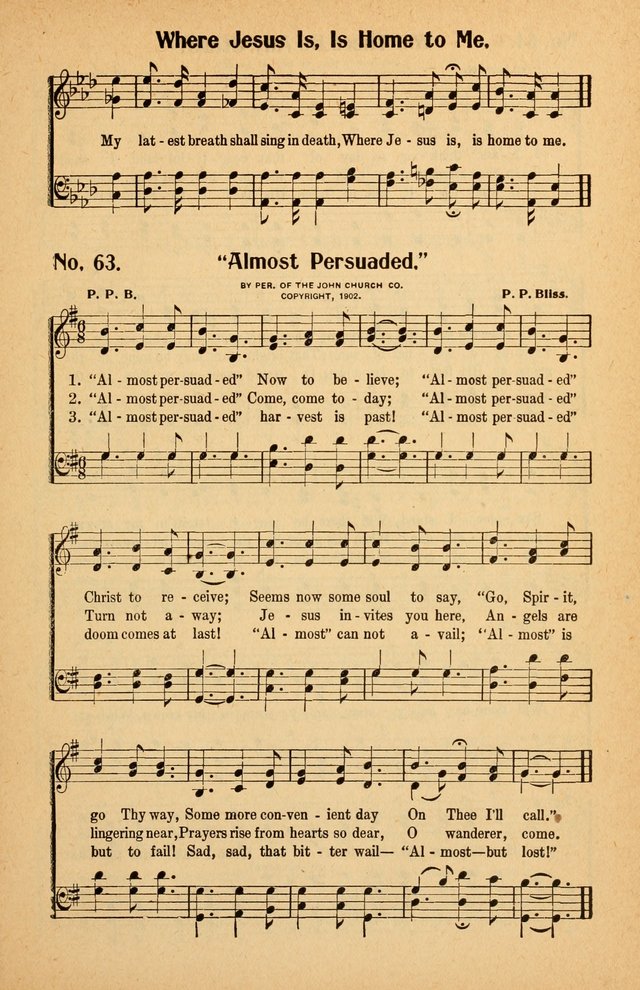 Winona Hymns: with Supplement page 64