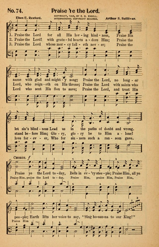 Winona Hymns: with Supplement page 75