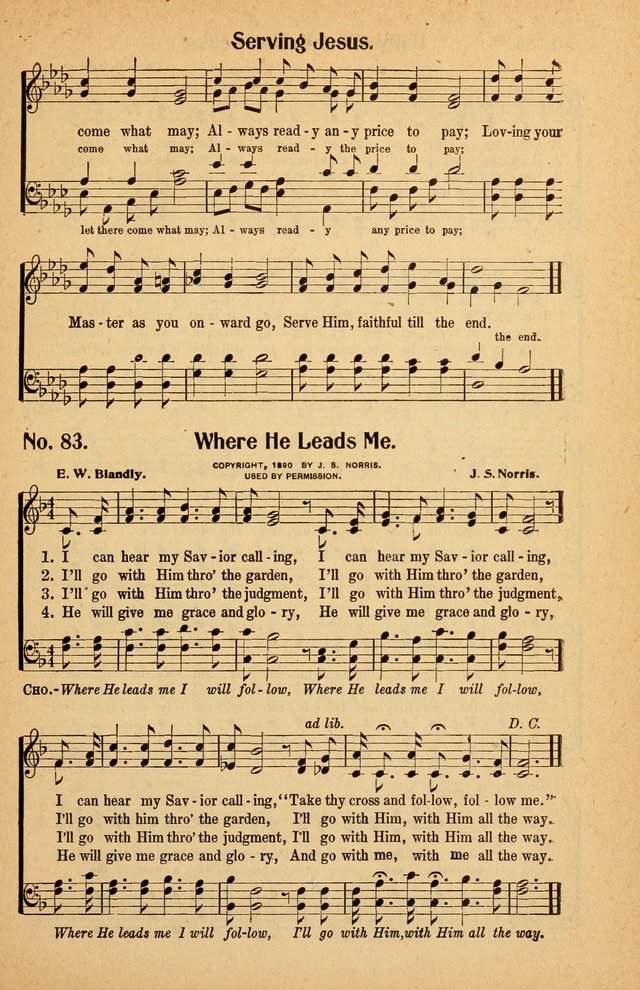 Winona Hymns: with Supplement page 84