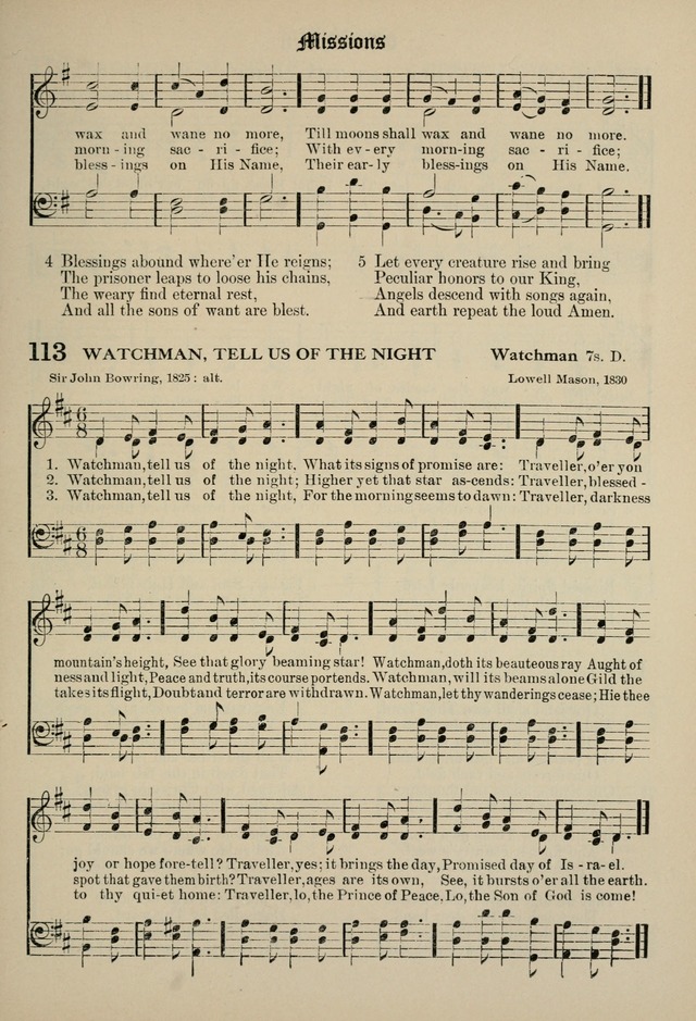 The Westminster Hymnal for congregational and social use and for the Sunday School page 110