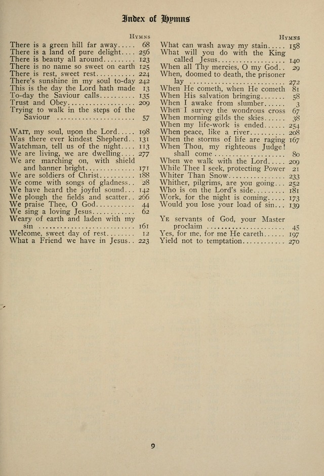 The Westminster Hymnal for congregational and social use and for the Sunday School page 12