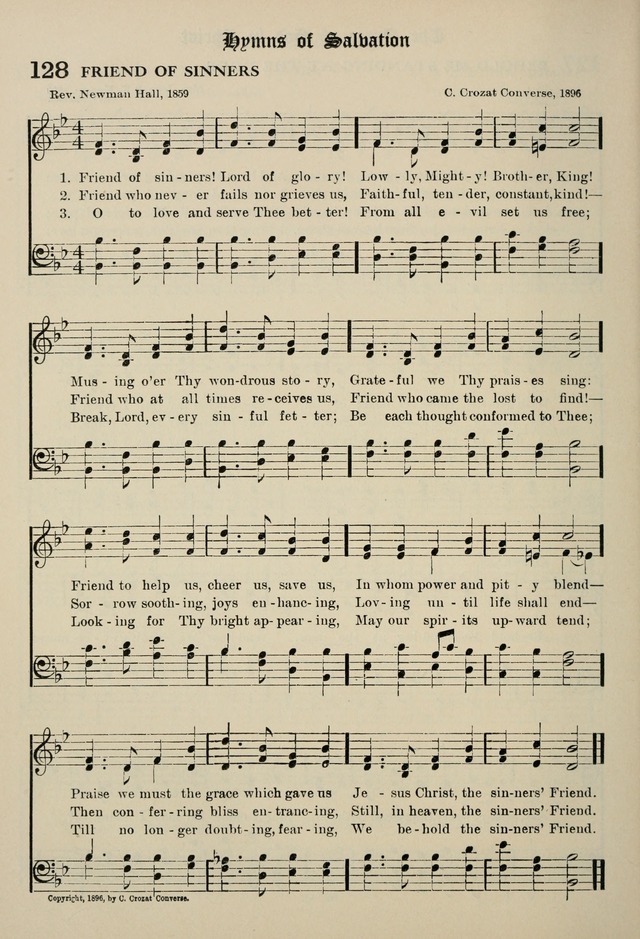 The Westminster Hymnal for congregational and social use and for the Sunday School page 123