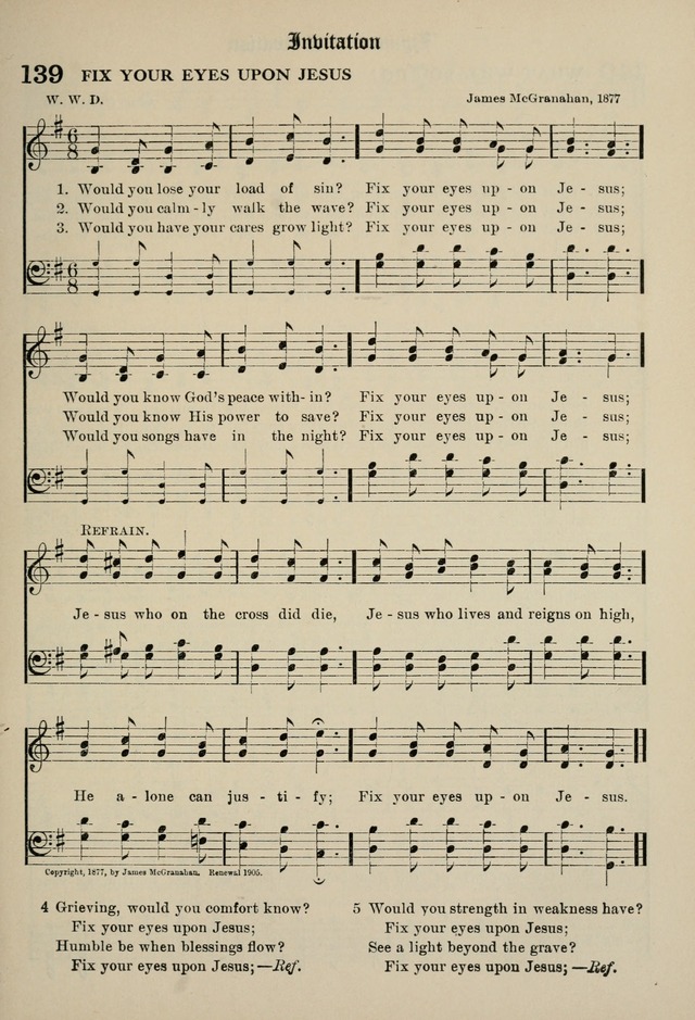 The Westminster Hymnal for congregational and social use and for the Sunday School page 134