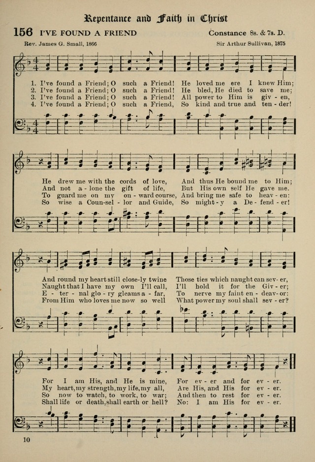 The Westminster Hymnal for congregational and social use and for the Sunday School page 148