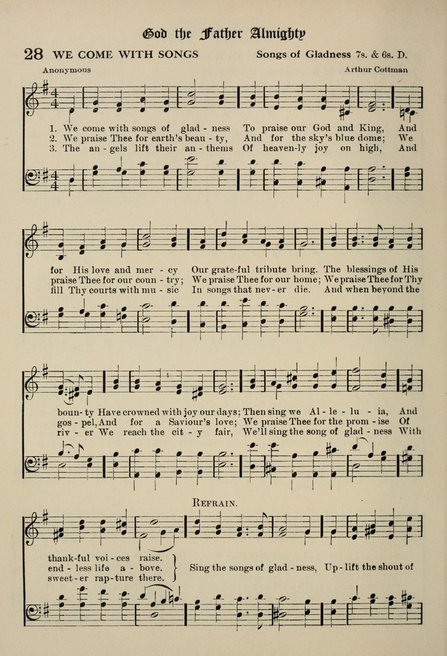 The Westminster Hymnal for congregational and social use and for the Sunday School page 39