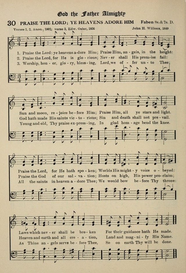 The Westminster Hymnal for congregational and social use and for the Sunday School page 41