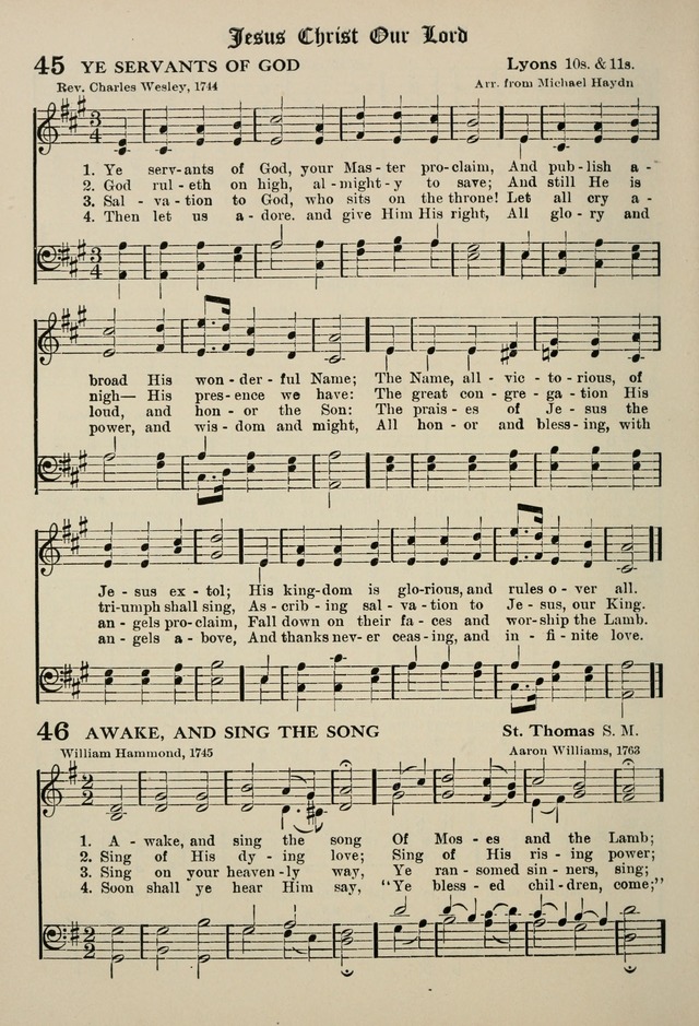 The Westminster Hymnal for congregational and social use and for the Sunday School page 55