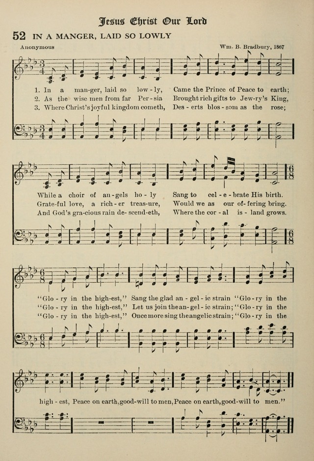 The Westminster Hymnal for congregational and social use and for the Sunday School page 61