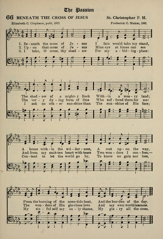 The Westminster Hymnal for congregational and social use and for the Sunday School page 74