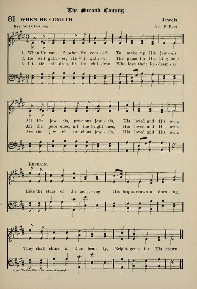 The Westminster Hymnal for congregational and social use and for the Sunday School page 86