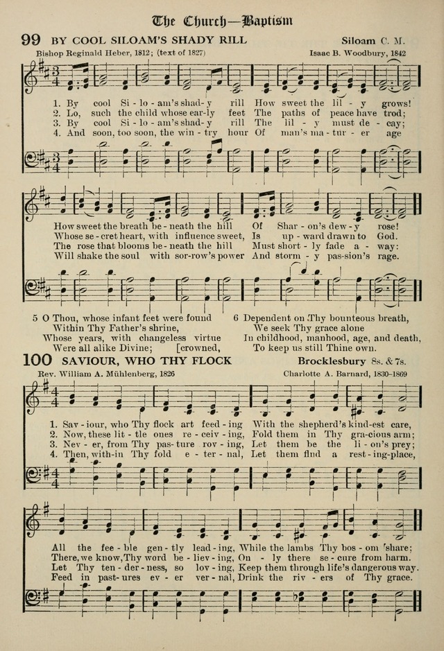 The Westminster Hymnal for congregational and social use and for the Sunday School page 99